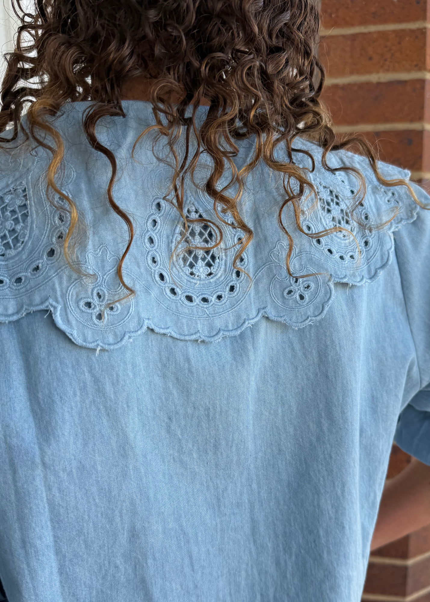 The Billie Blue Blouse