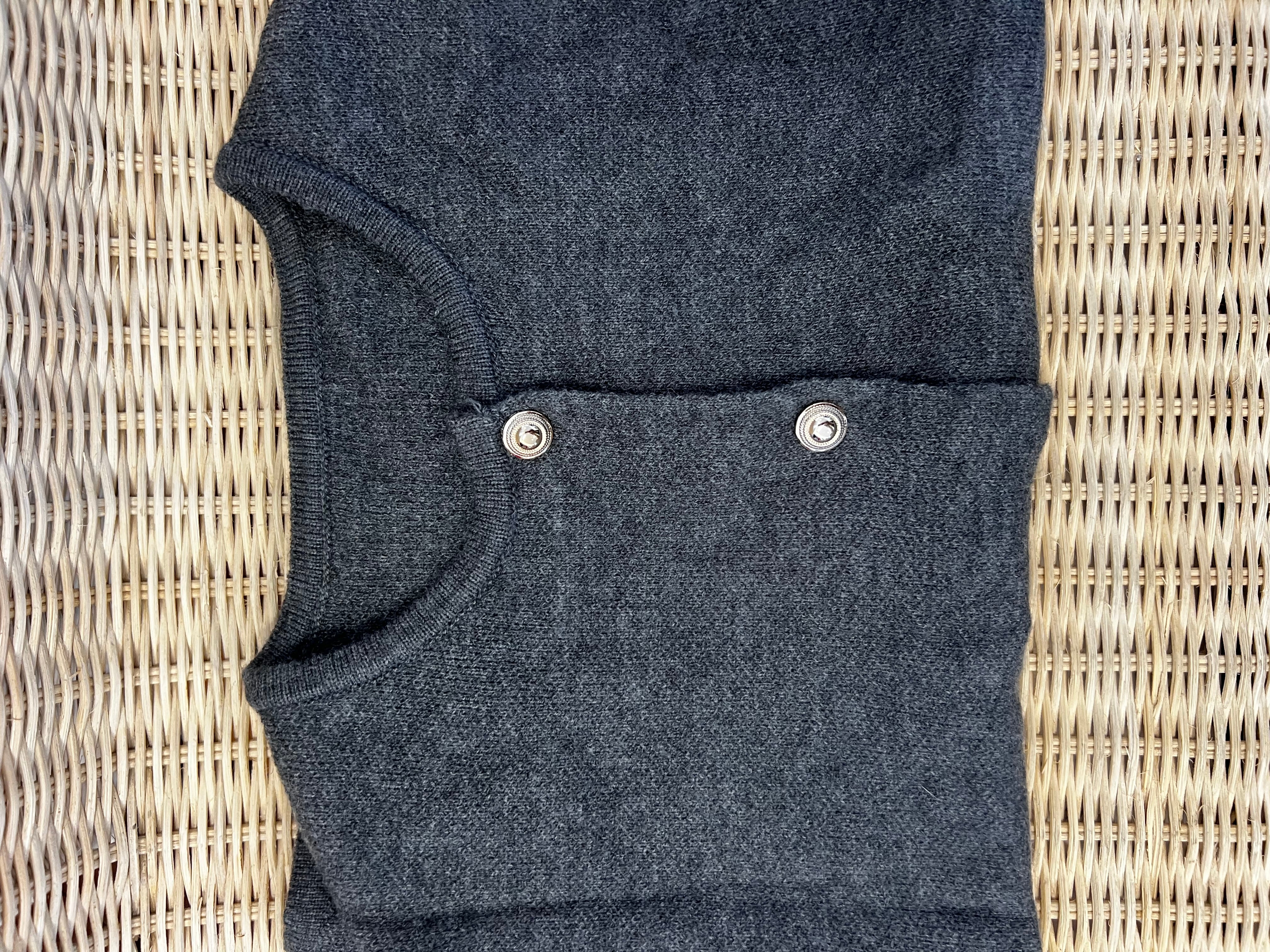 Grey Knit Vest
