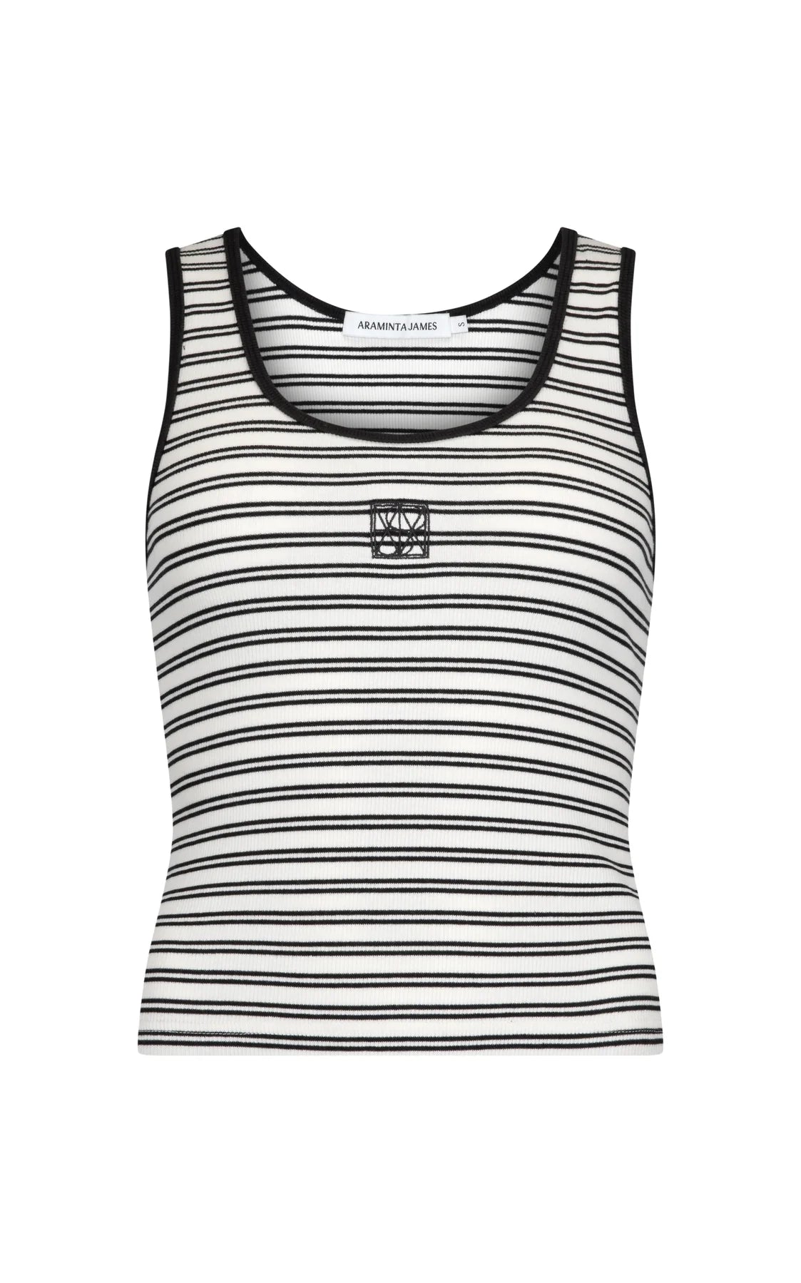 Mio Tank in Noir Stripe