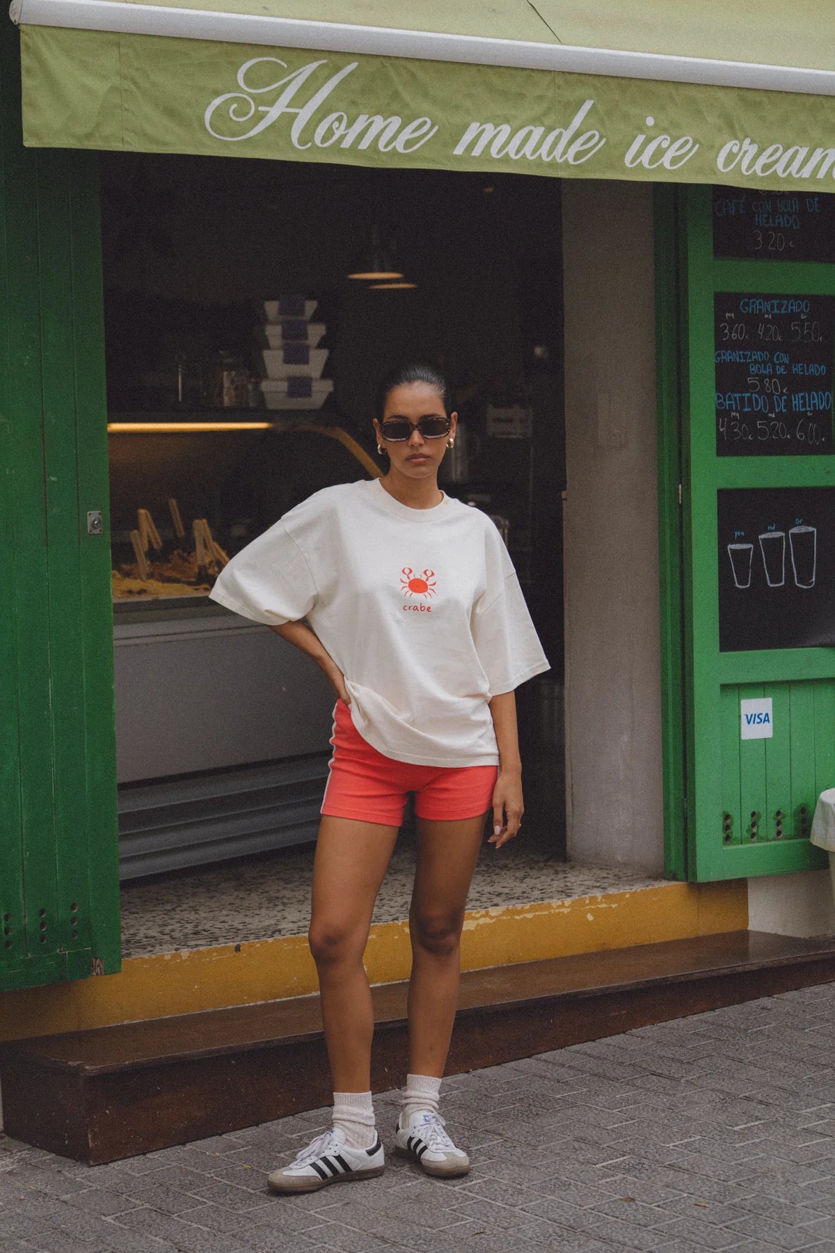 Maya Knit Short in Lobster Red