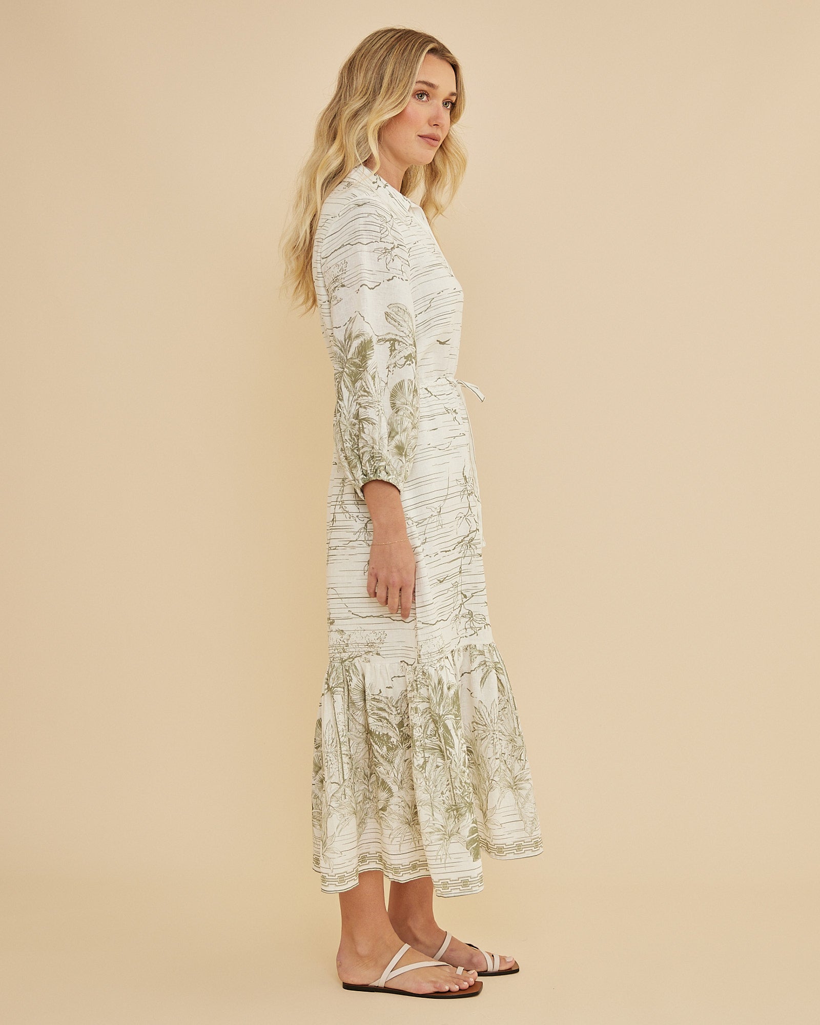 Eden Collared Midi Dress
