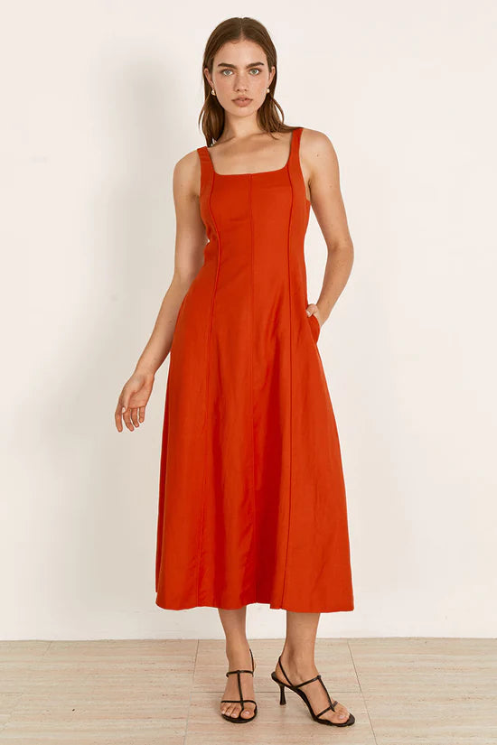 Mon Renn Ember Midi Dress Momera Goondiwindi