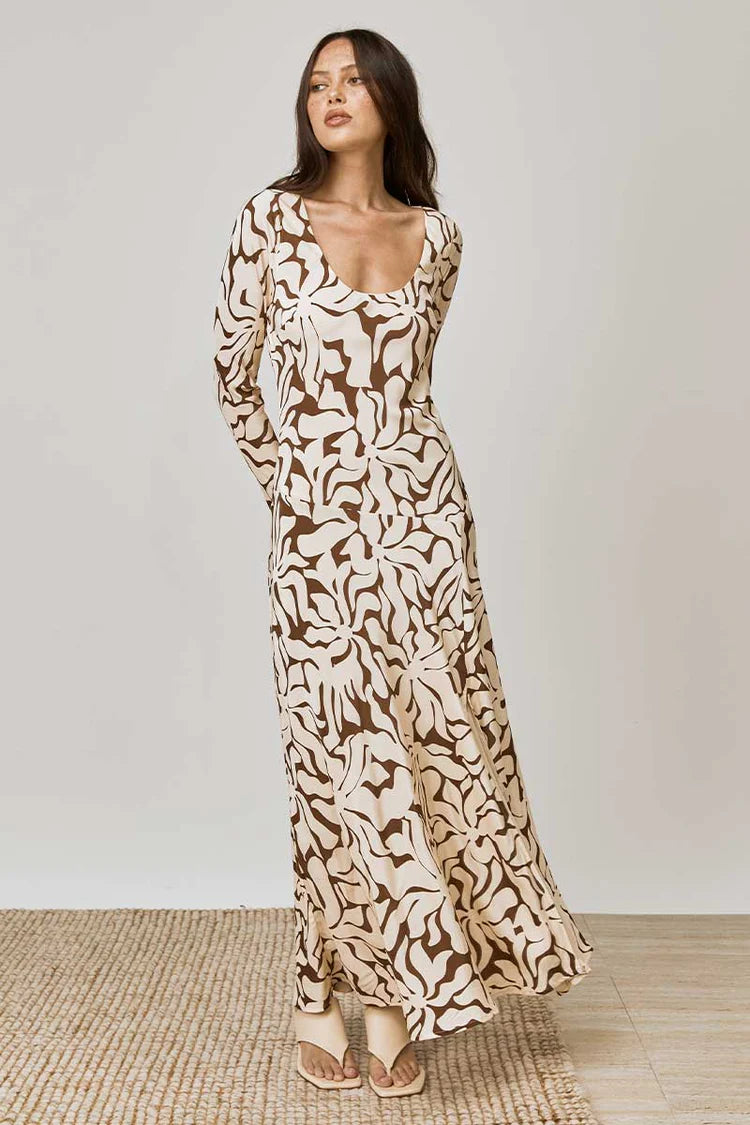 Mon Renn High Tide Long Sleeve Dress Momera Goondiwindi