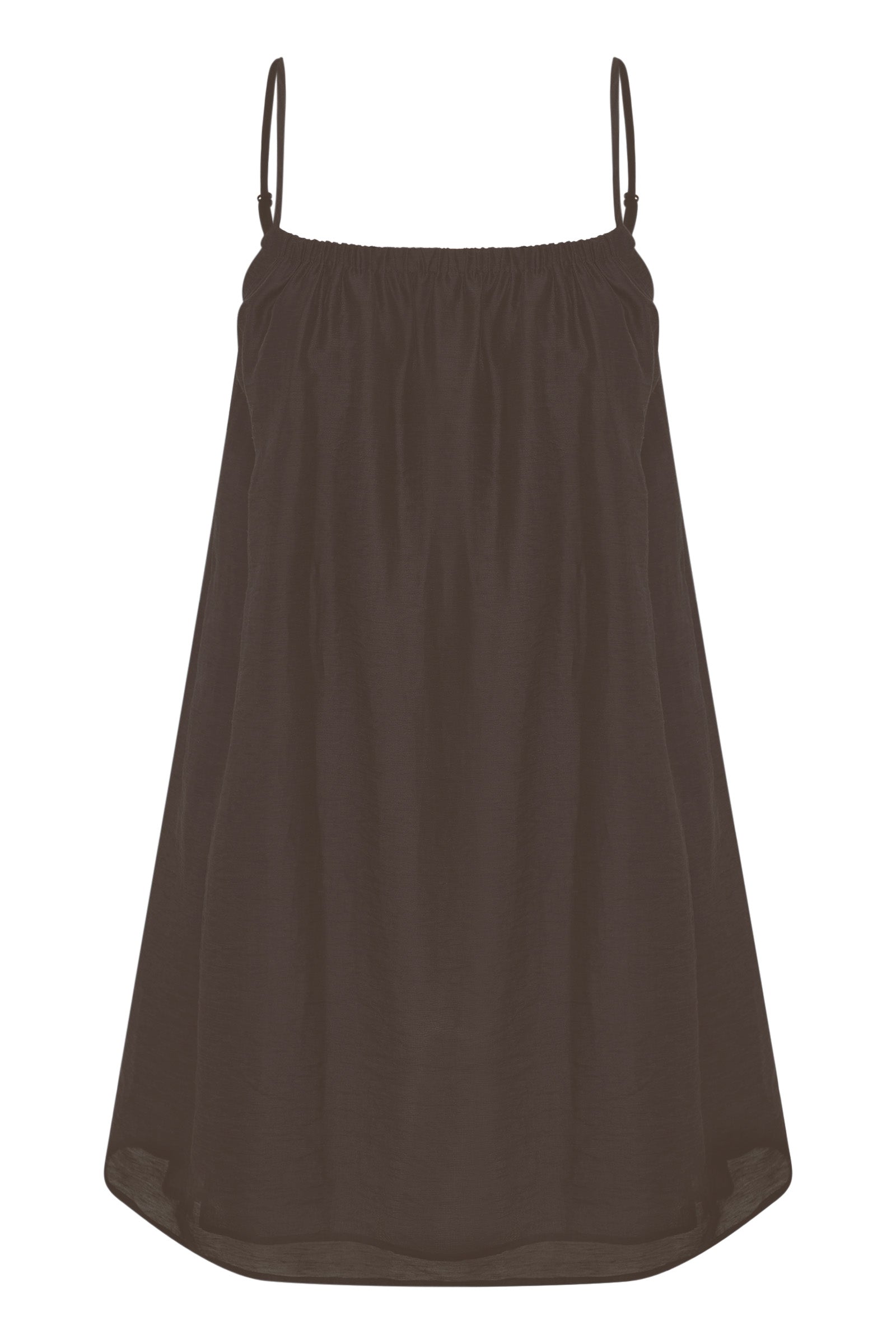 Ziki Mini Dress in Chocolate