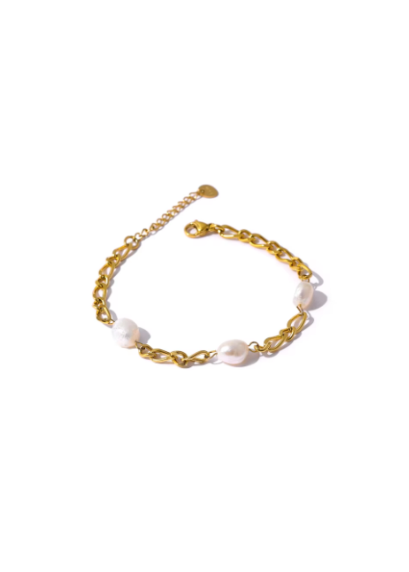The Chain 3 Pearl Bracelet