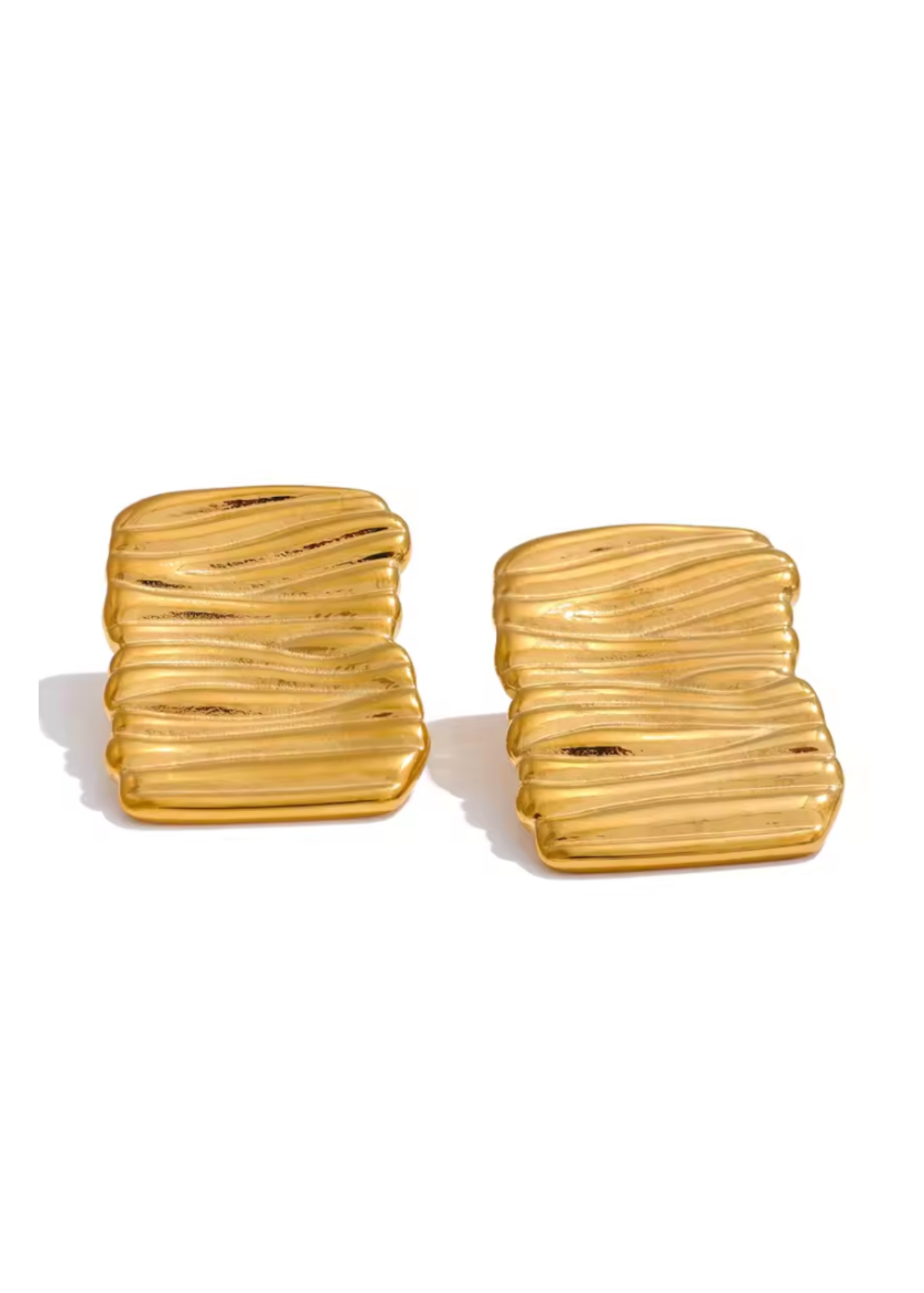 The Rugged Block Earring