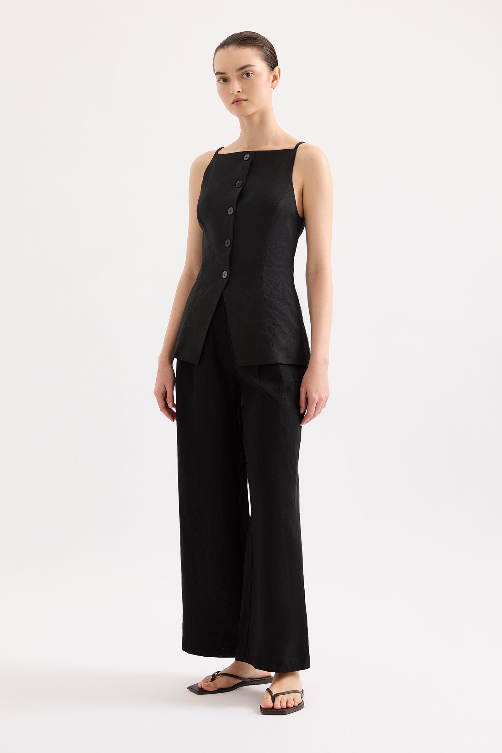 Lawrence Linen Vest
