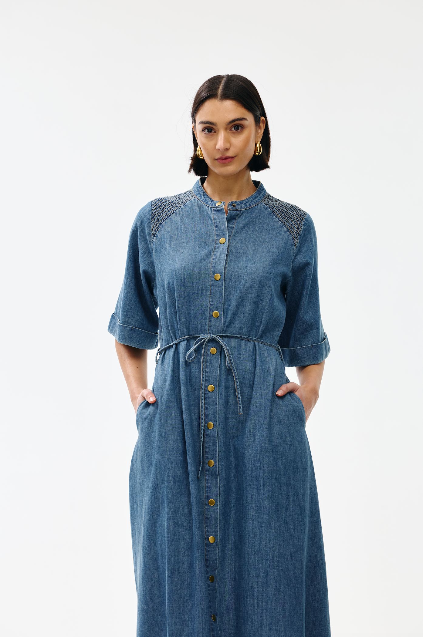 Gigi Dress in Denim
