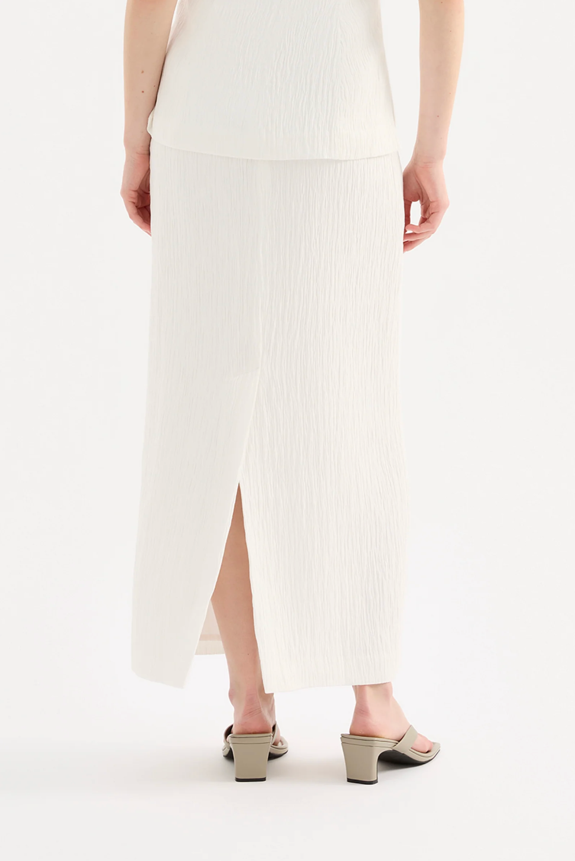 Danika Maxi Skirt in Salt