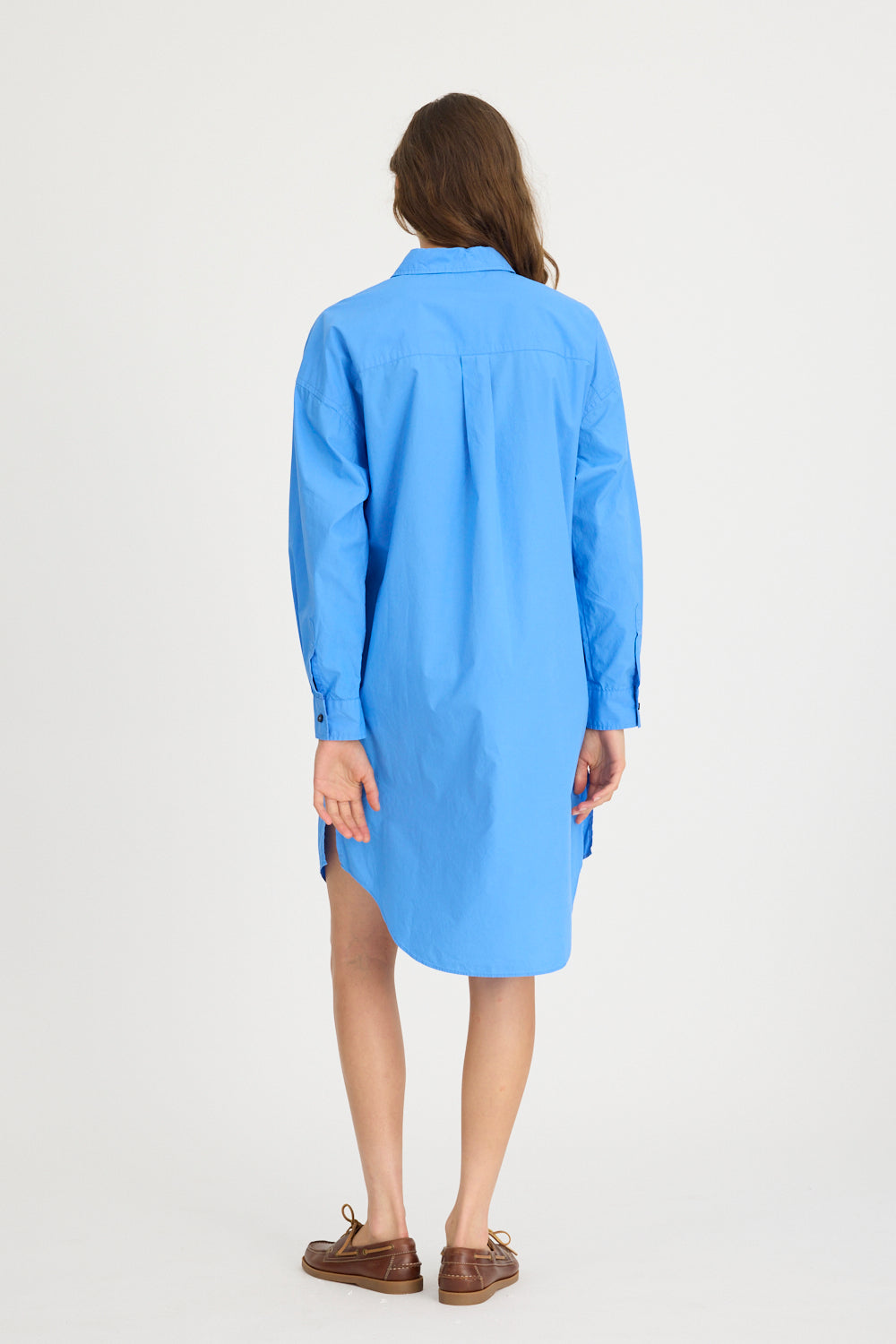 Chiara Midi Dress in Ink Blue