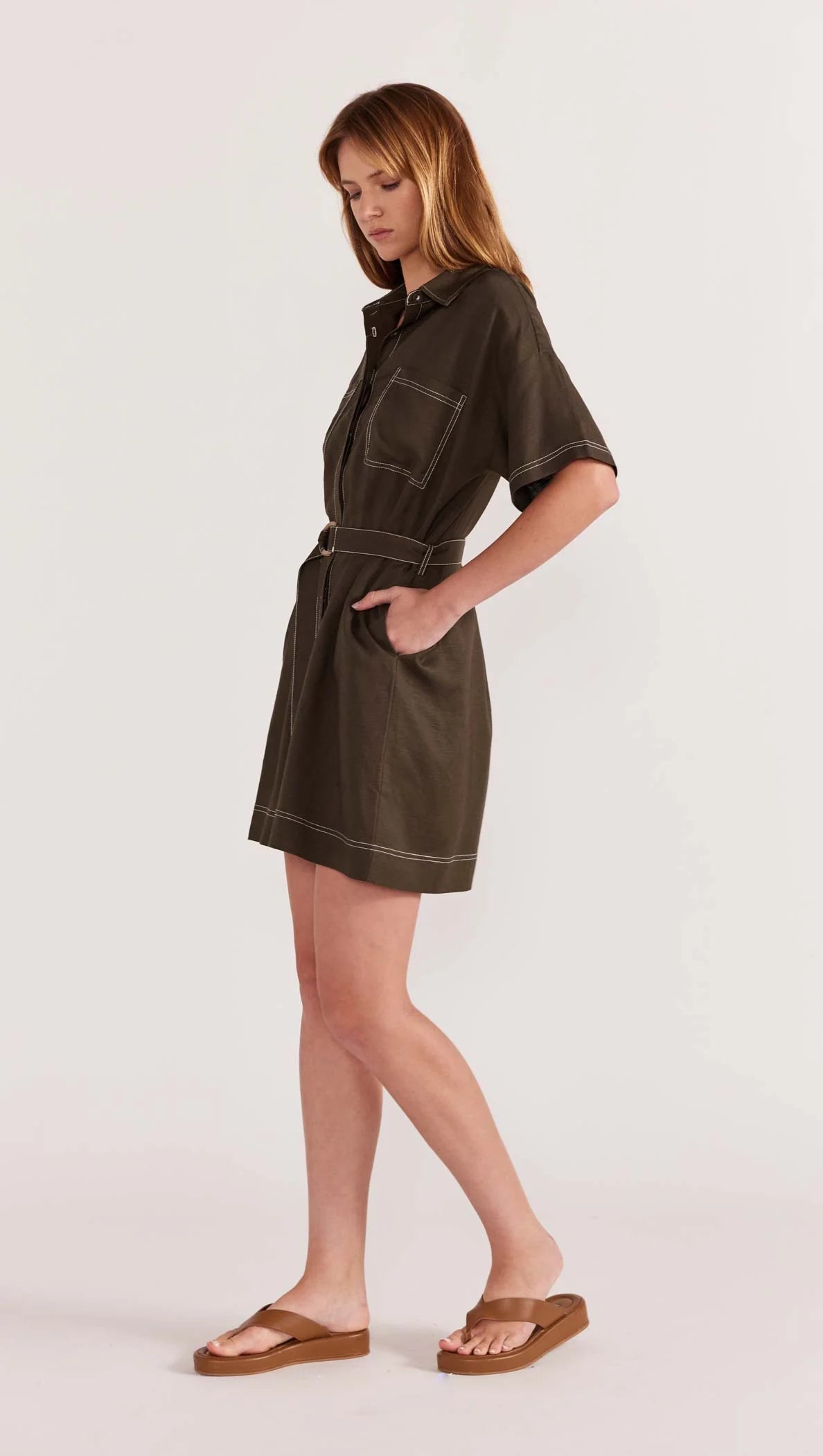 Saskia Mini Shirtdress