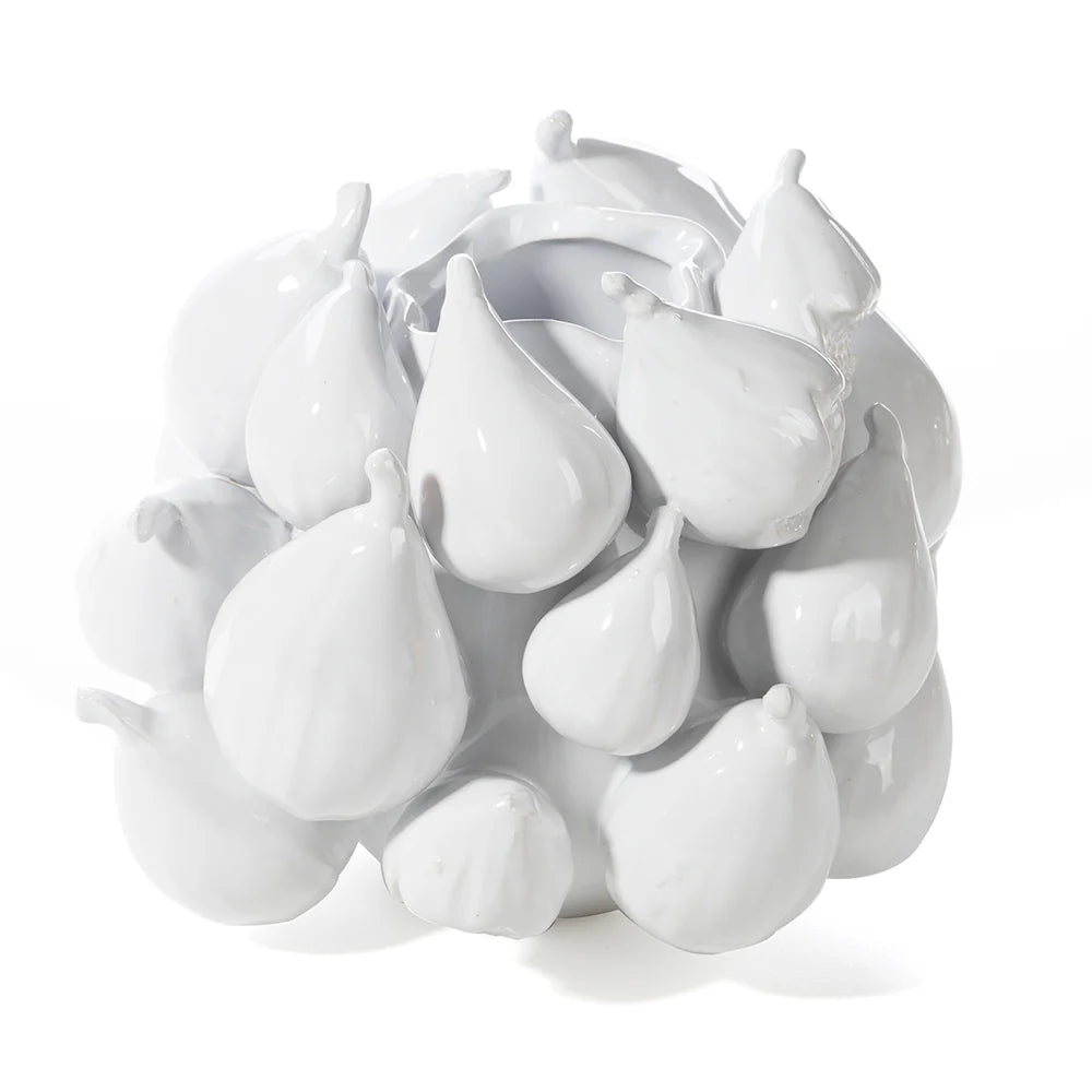 Fig Vase in White