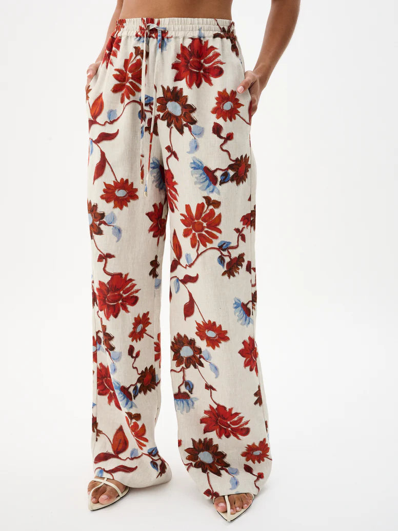The Coast Pant in Cactus Bloom