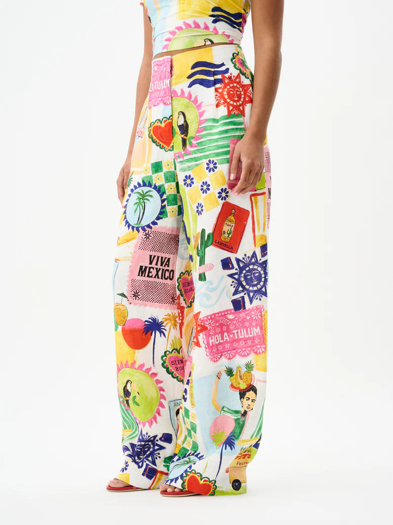 Beckford Pant in Hola Tulum