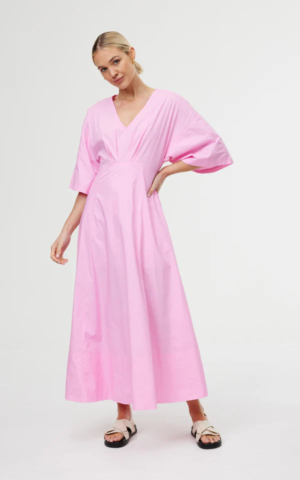 Ellis Dress in Flamingo