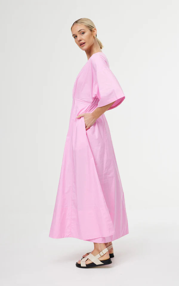 Ellis Dress in Flamingo