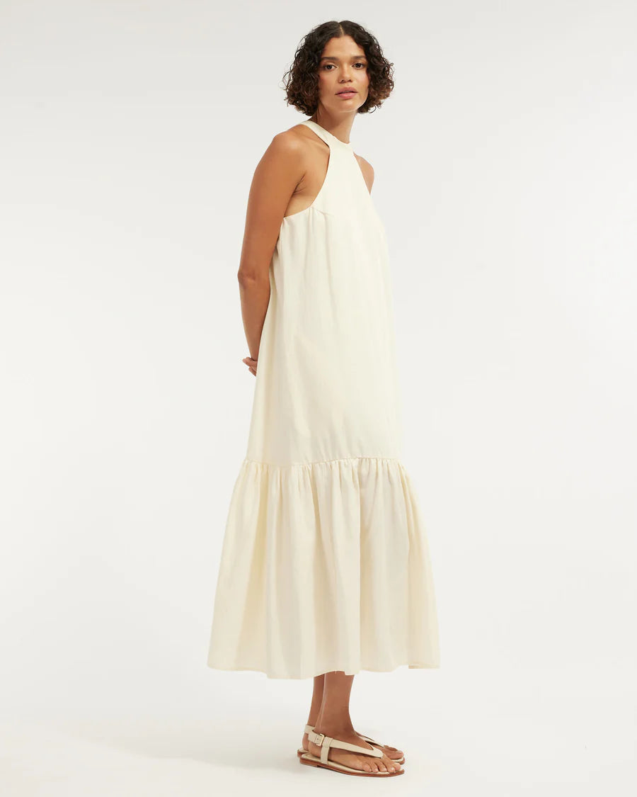 Frankie Tie Neck Maxi Dress