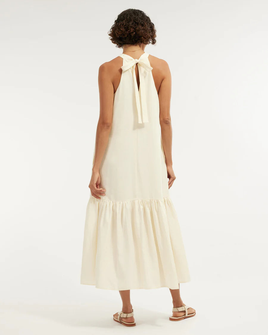 Frankie Tie Neck Maxi Dress