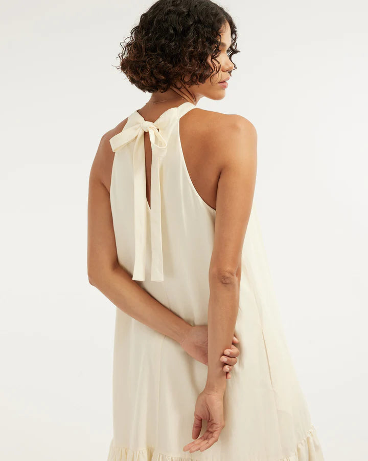 Frankie Tie Neck Maxi Dress