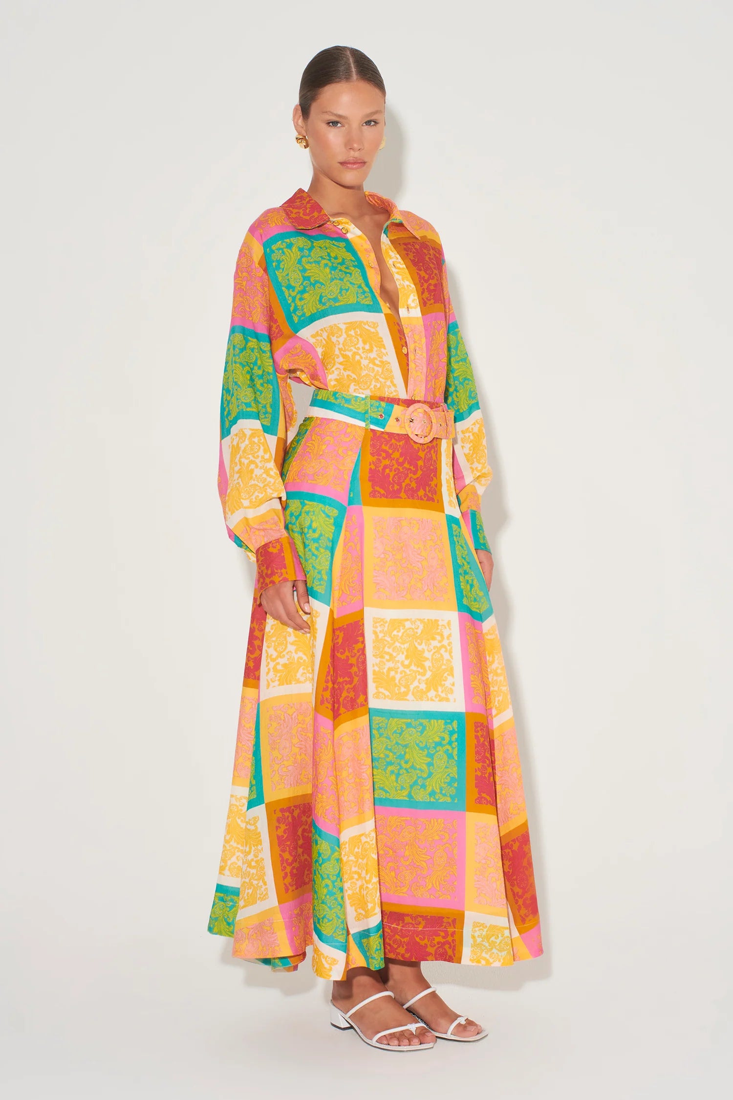 Hansen & Gretel Kindred Full Skirt in Paisley Tile Momera Goondiwindi 