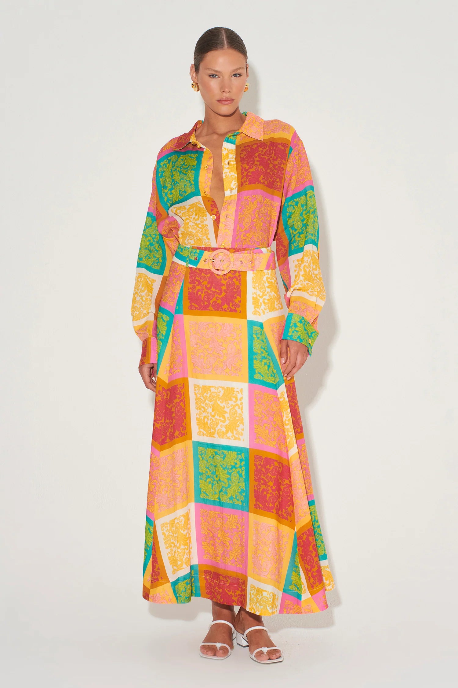 Hansen & Gretel Kindred Full Skirt in Paisley Tile Momera Goondiwindi 
