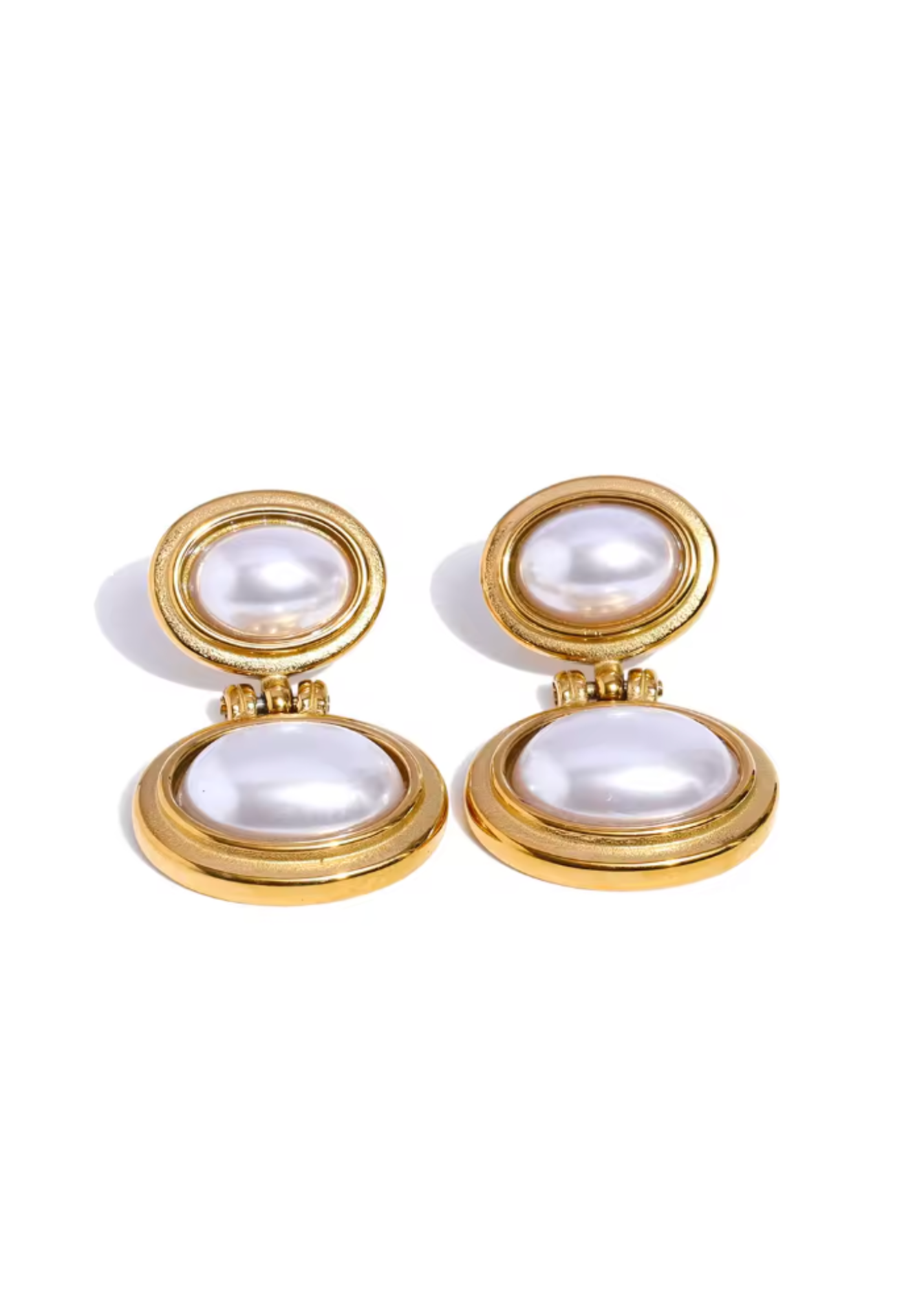 The Korfu Pearl Drop Earrings