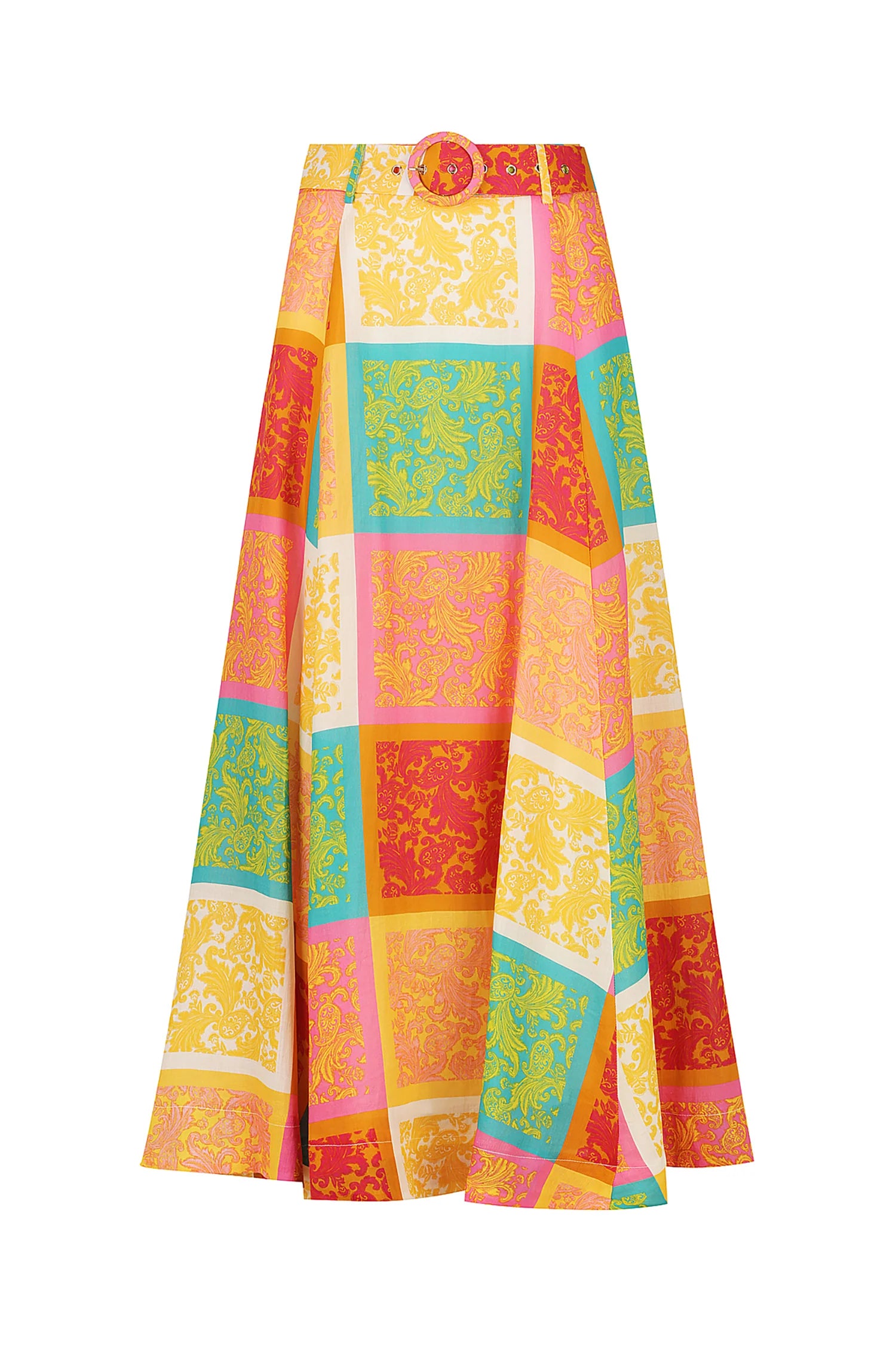 Hansen & Gretel Kindred Full Skirt in Paisley Tile Momera Goondiwindi 
