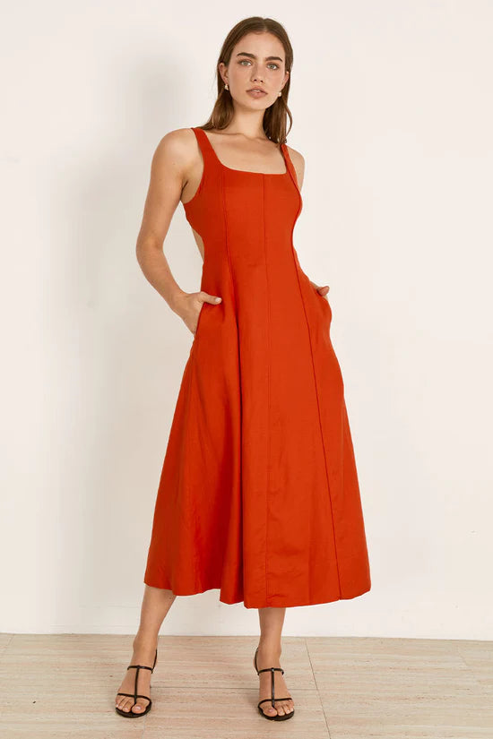 Mon Renn Ember Midi Dress Momera Goondiwindi