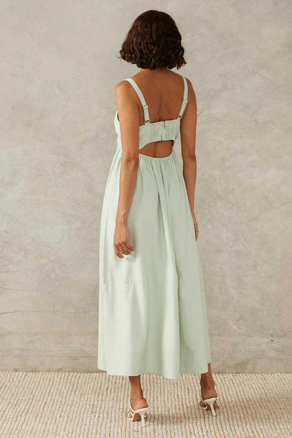 Formation Sundress in Pistachi
