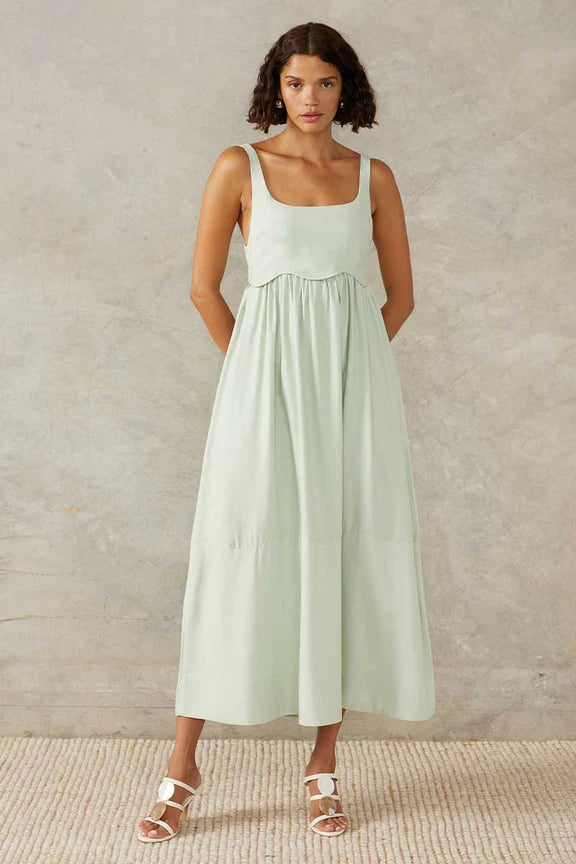 Formation Sundress in Pistachi