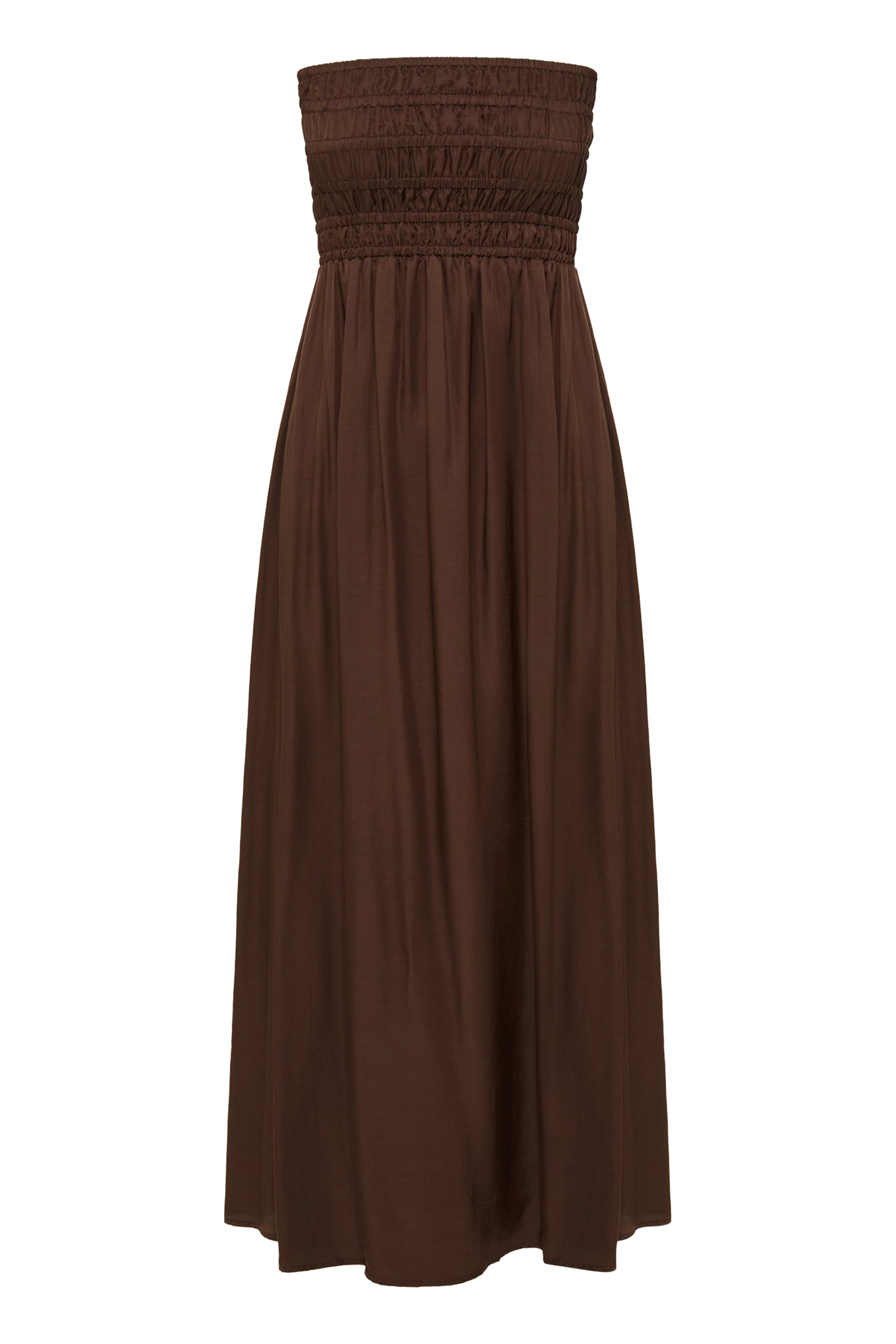 Zuri Tencel Maxi Dress in Cocoa