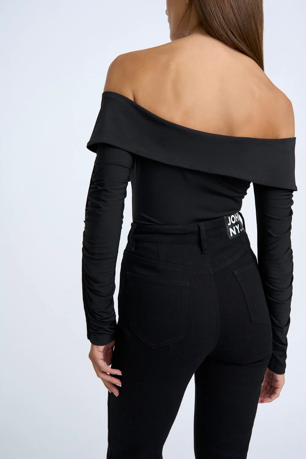 Off Shoulder Gather Top