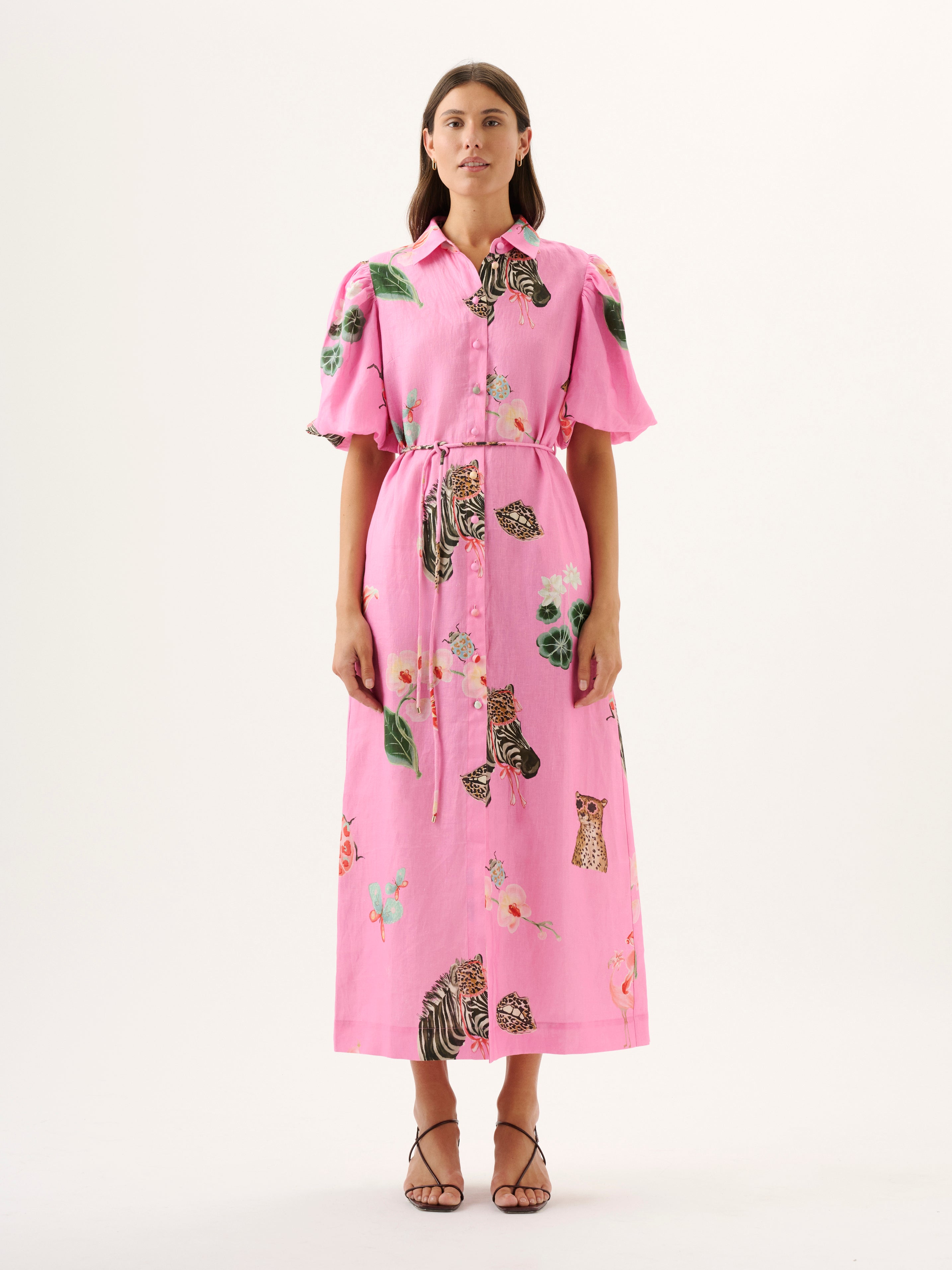 Berkeley Dress in Jungle Amour