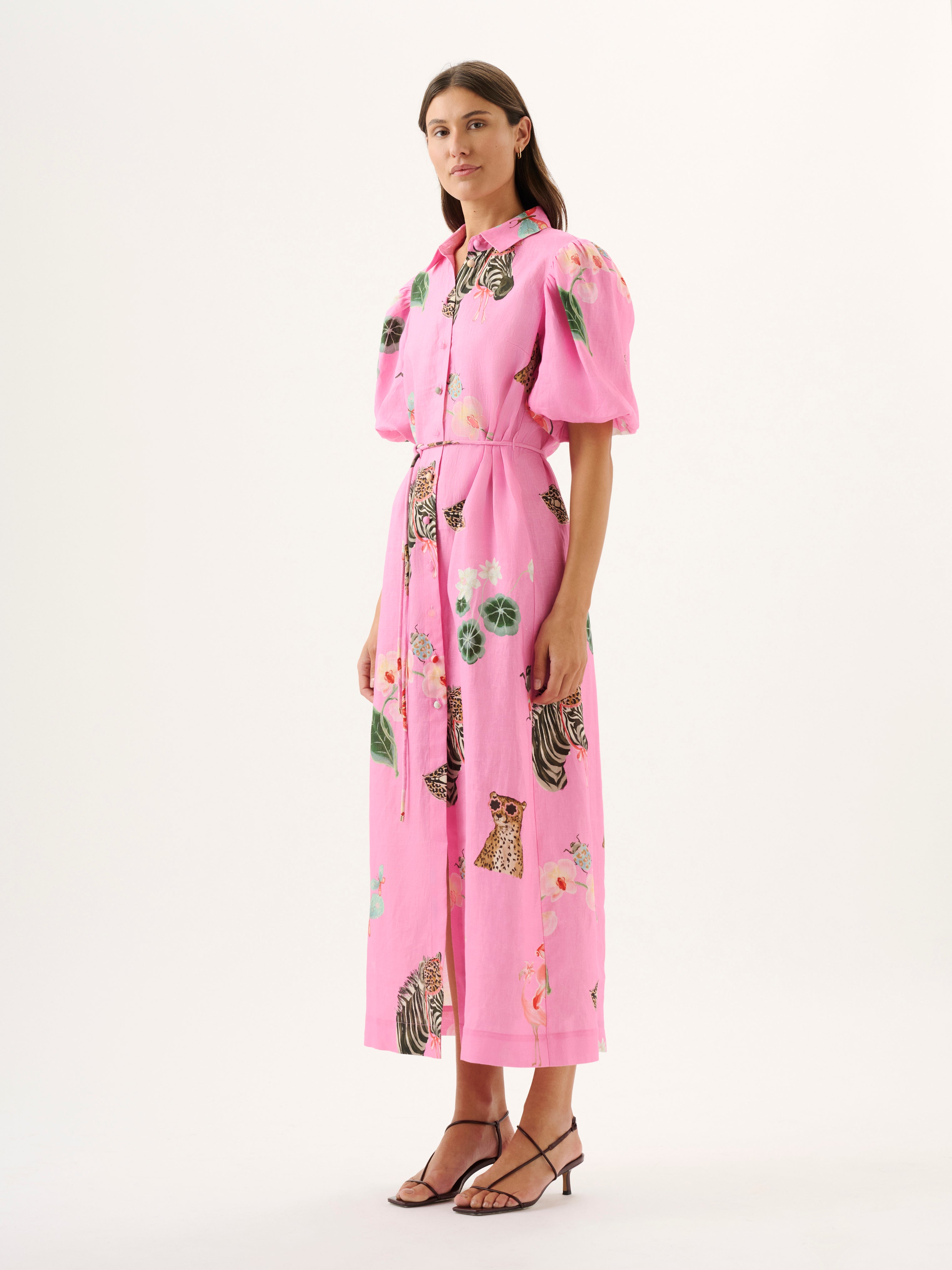 Berkeley Dress in Jungle Amour