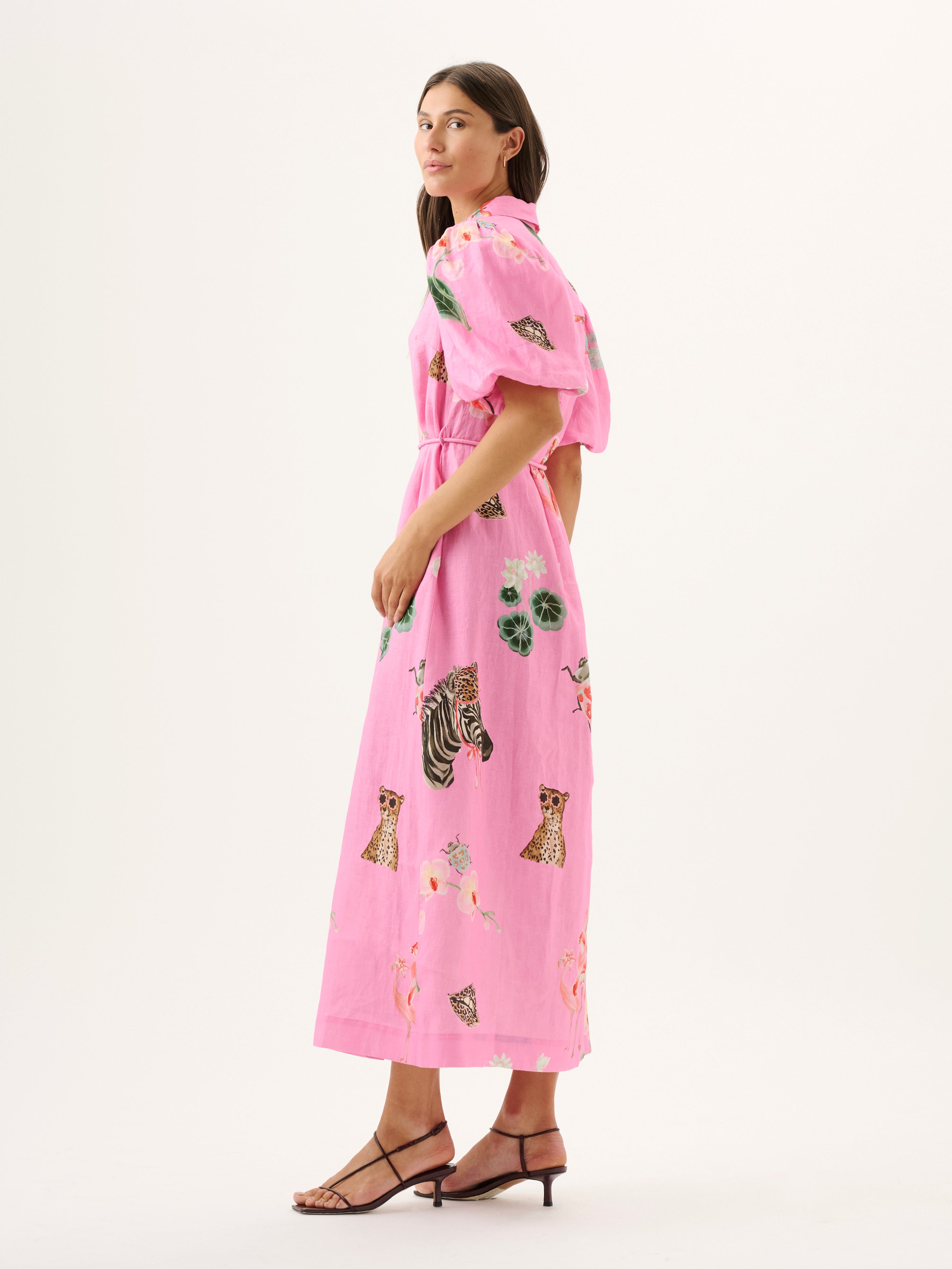 Berkeley Dress in Jungle Amour