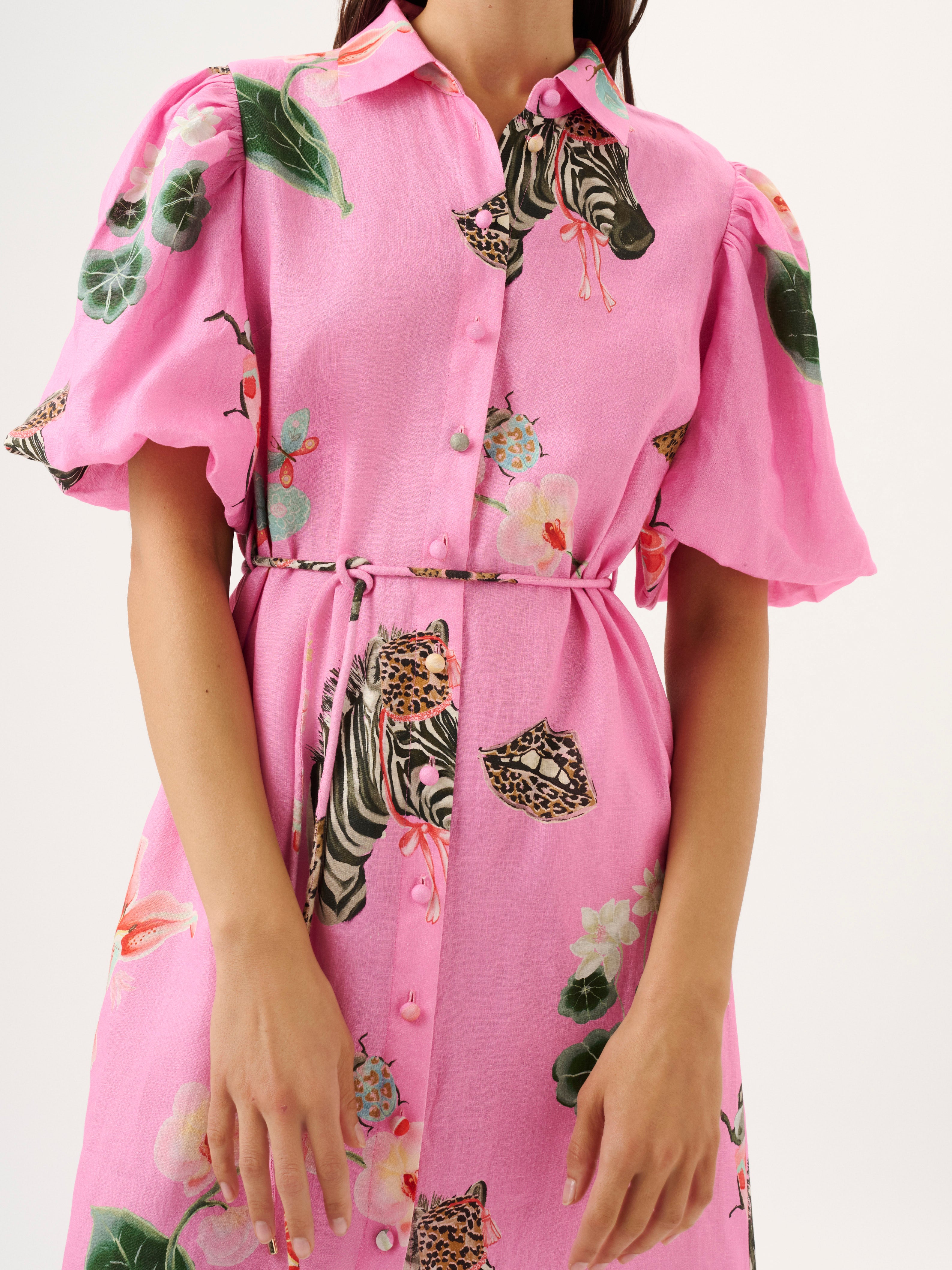 Berkeley Dress in Jungle Amour