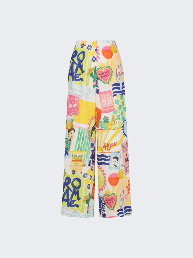 Beckford Pant in Hola Tulum