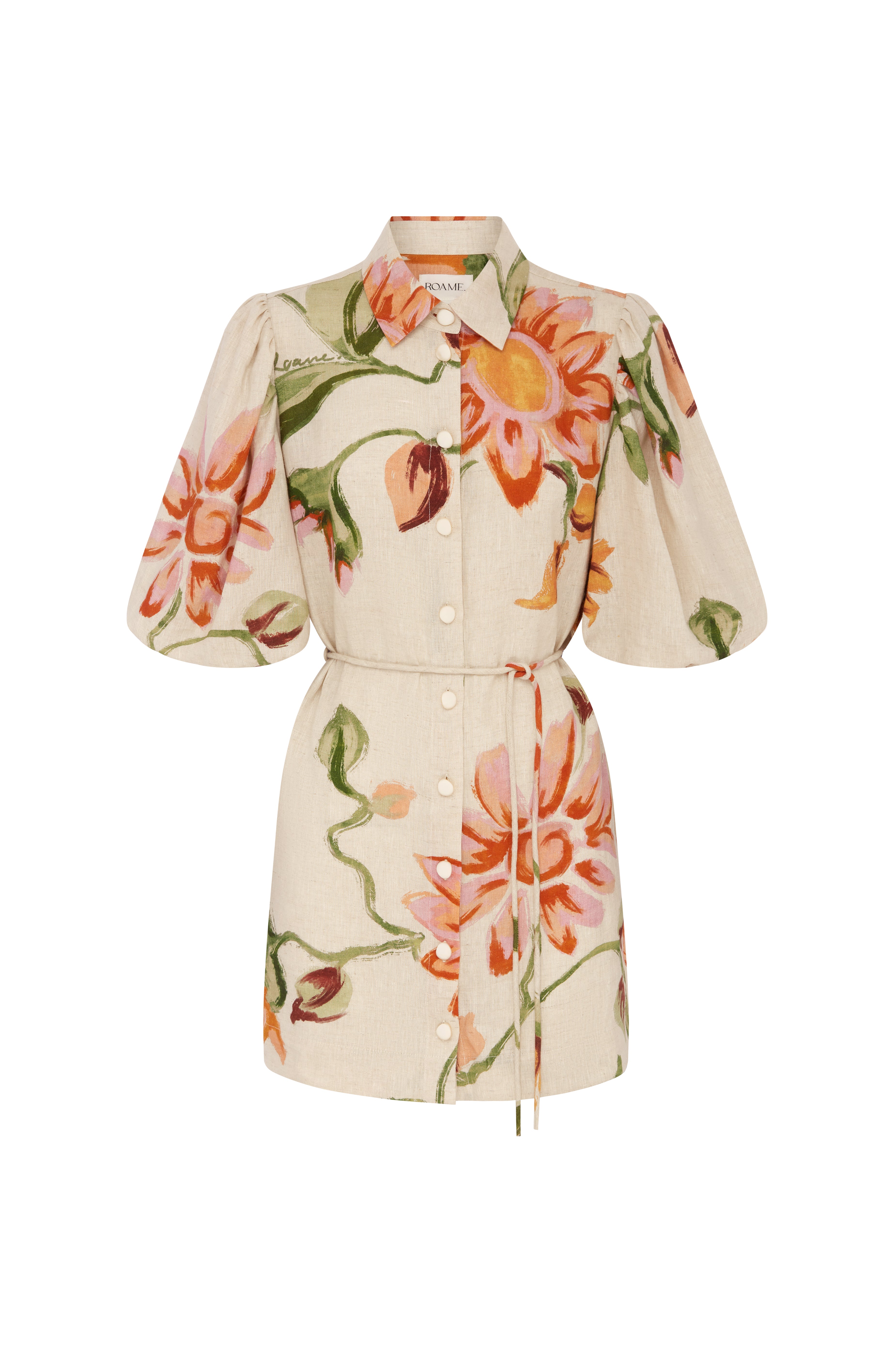 Margot Dress in Raphia Bloom