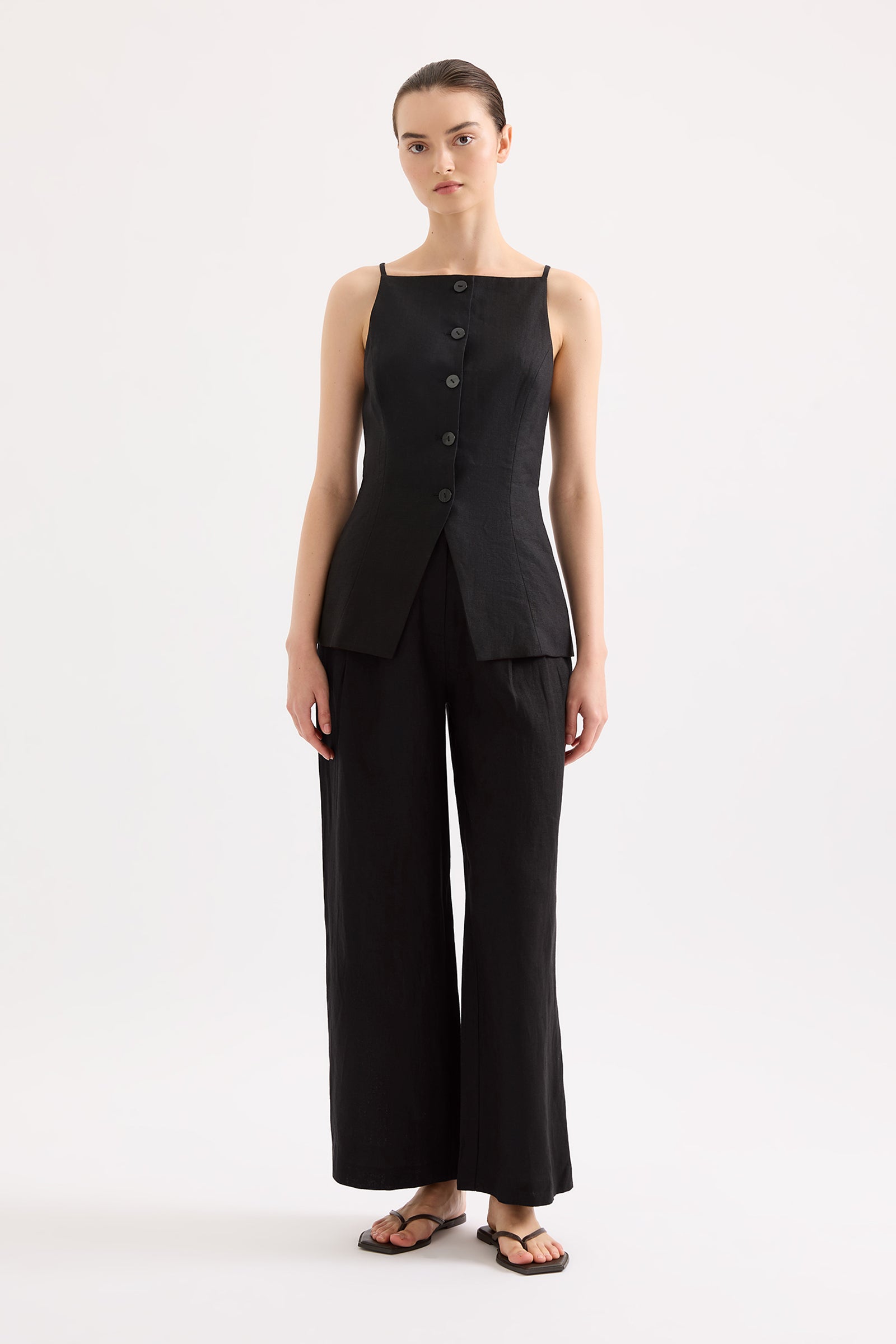Lawrence Linen Vest
