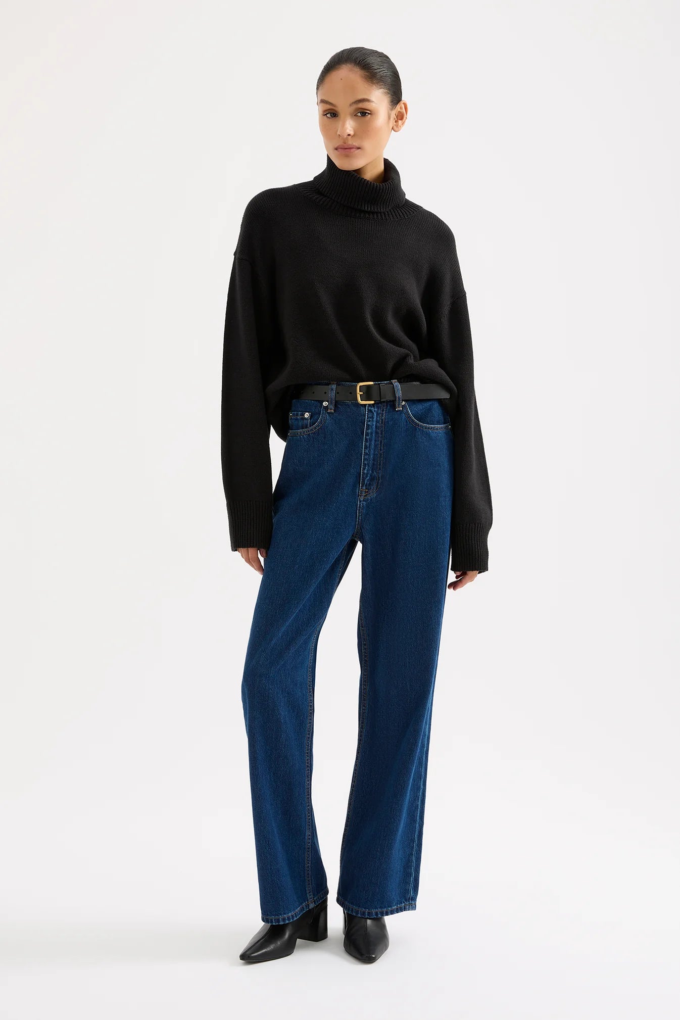 Kaia Turtleneck In Black