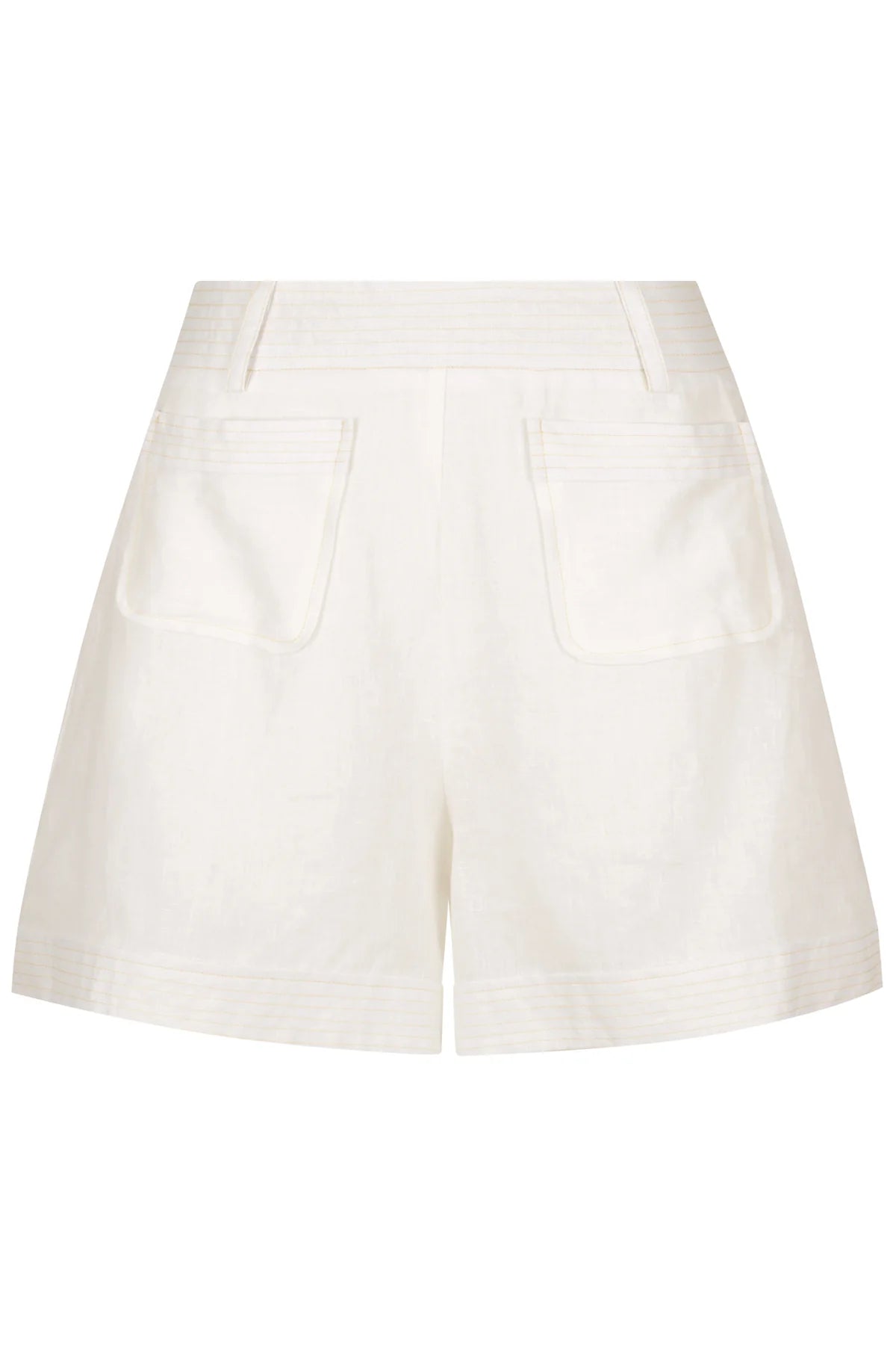 Sancia The Ludo Shorts in White Momera Goondiwindi 