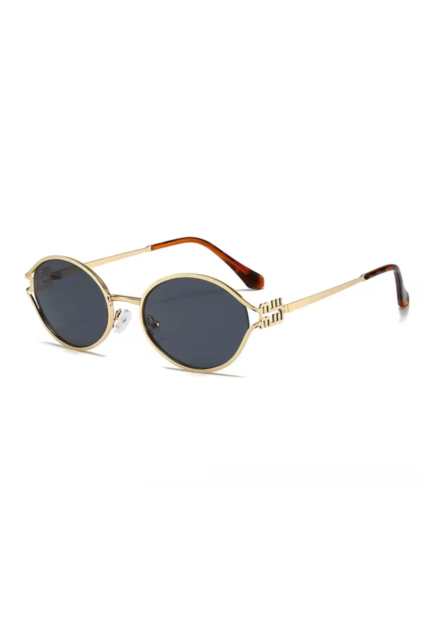 The Alley Sunglasses in Black & Gold