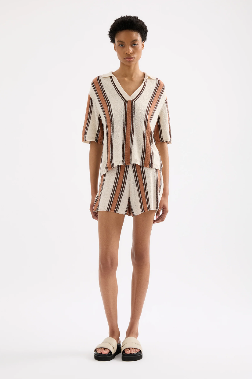 Manuka Stripe Oda Knit Shorts