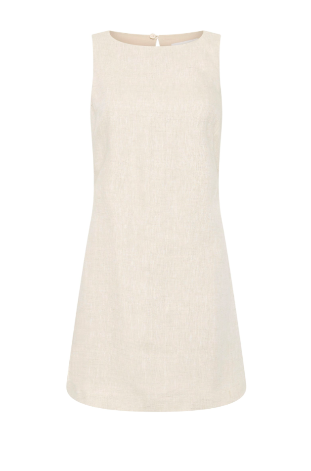 Aliya Linen Mini Dress