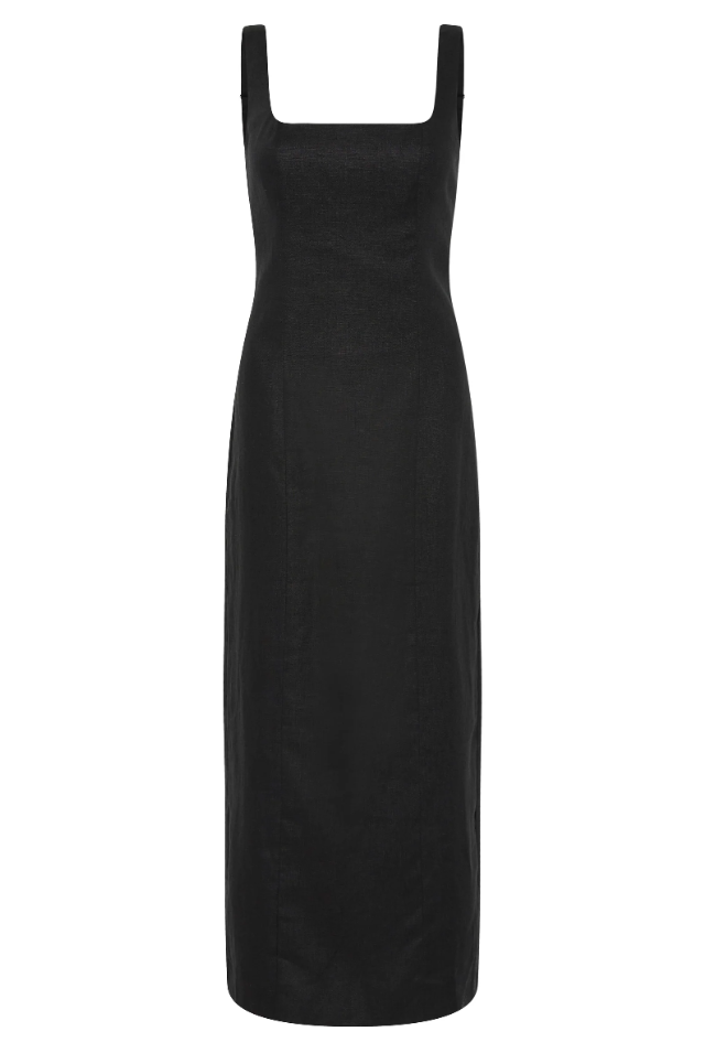 Monroe Linen Midi Dress