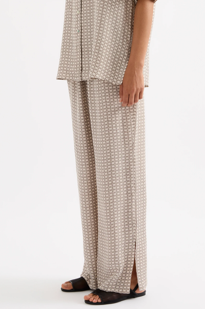 Moneta Cupro Pant in Moneta