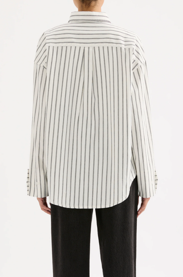 Emerson Shirt in Salt Stripe