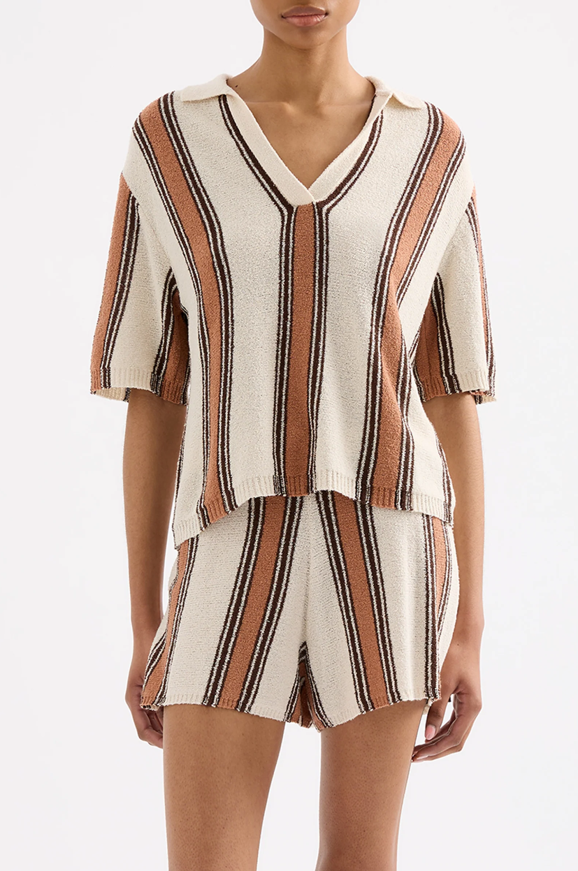 Manuka Stripe Oda Knit