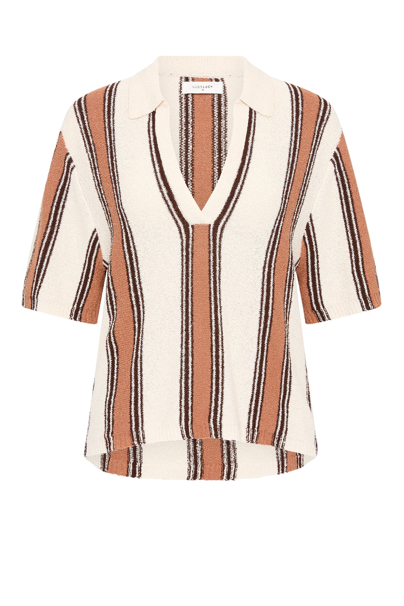Manuka Stripe Oda Knit