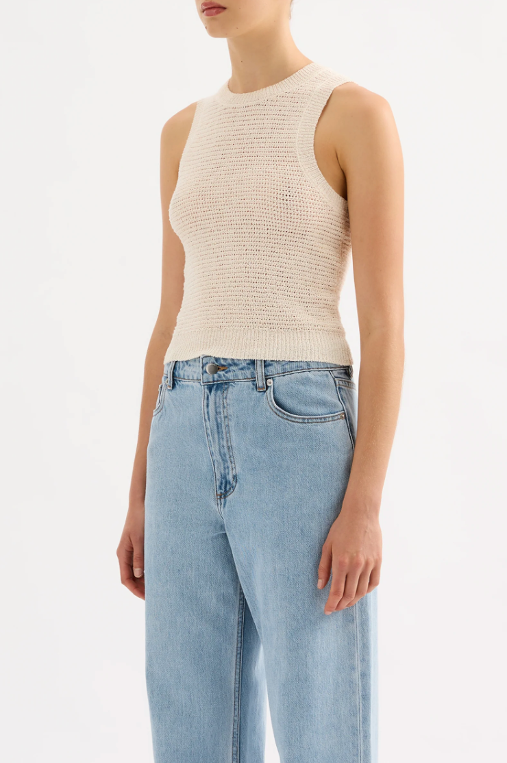 Ember Knit Tank in Cream